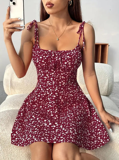 Chic Floral Strap Dress by Elizabeth Ainsley