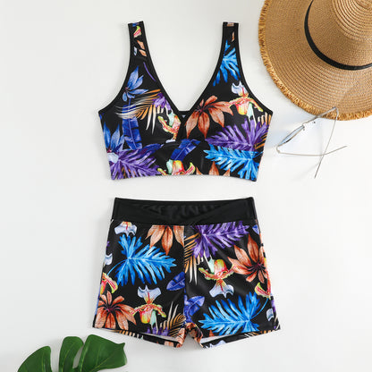 Vibrant Printed Boxer Bikini by Elizabeth Ainsley
