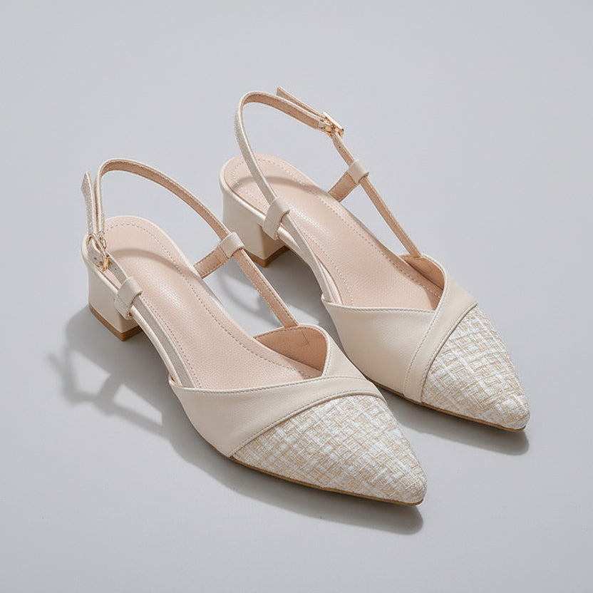 Chic Pointed Toe Heels Elizabeth Ainsley Sandals