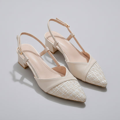 Chic Pointed Toe Heels Elizabeth Ainsley Sandals