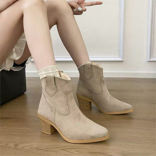 Elizabeth Ainsley Retro Bootie - Sock-Like Cuff Support