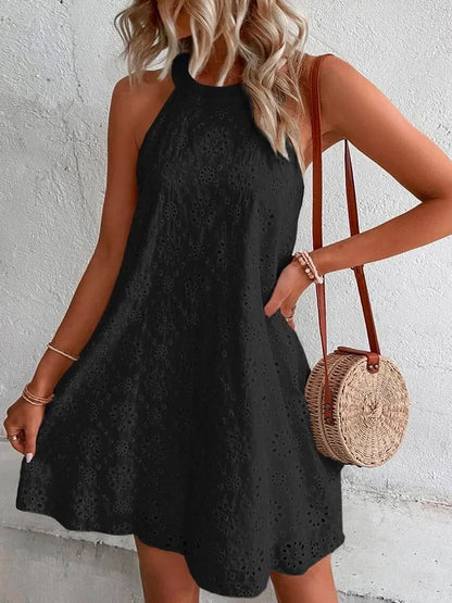 Chic Lace Sleeveless Dress Elizabeth Ainsley