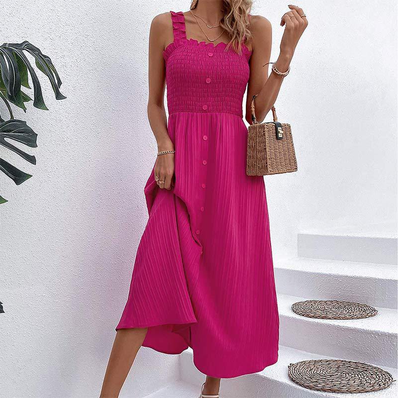 Chic Rose High Waist Dress by Elizabeth Ainsley