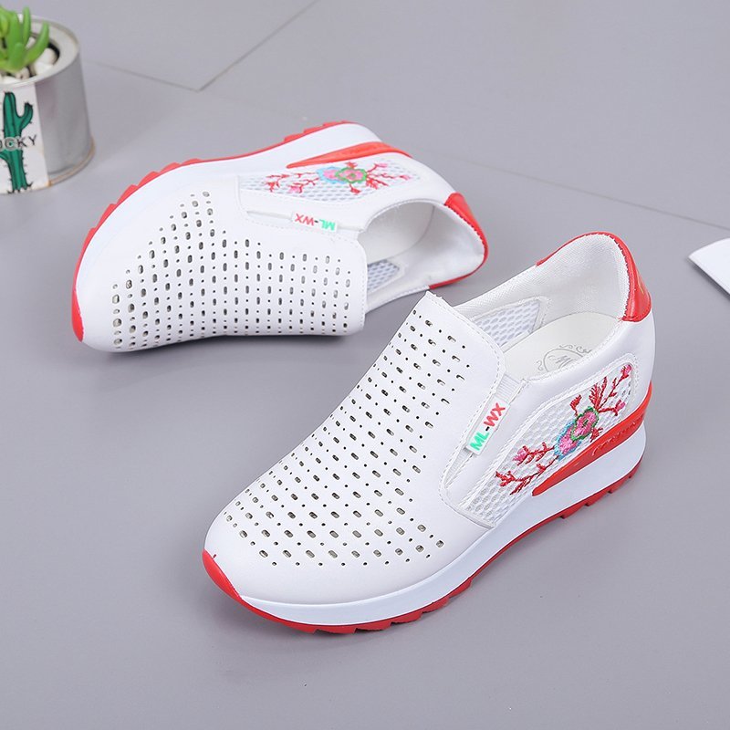 Embroidered Slip-On Loafers by Elizabeth Ainsley