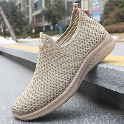 Breathable Elizabeth Ainsley Men's Flyknit Sneakers