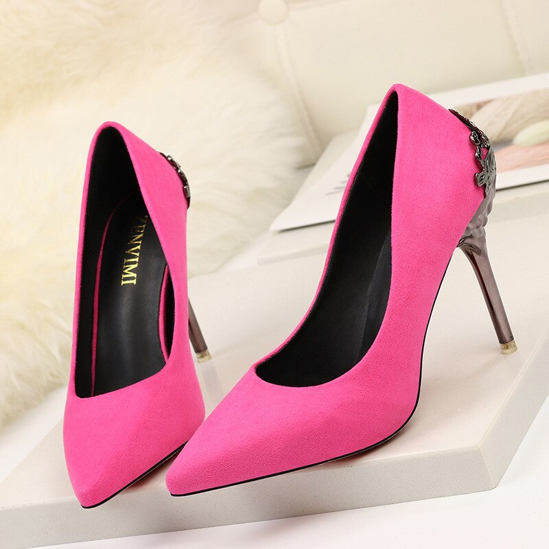 Elegant Suede High Heels by Elizabeth Ainsley