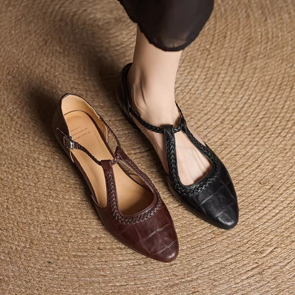 Retro Mary Jane Chunky Heels by Elizabeth Ainsley