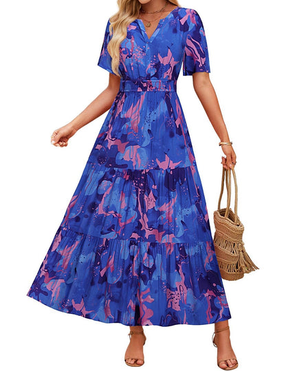 Floral Maxi Dress Elizabeth Ainsley Summer Comfort