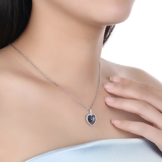 Elegant Heart Pendant Necklace