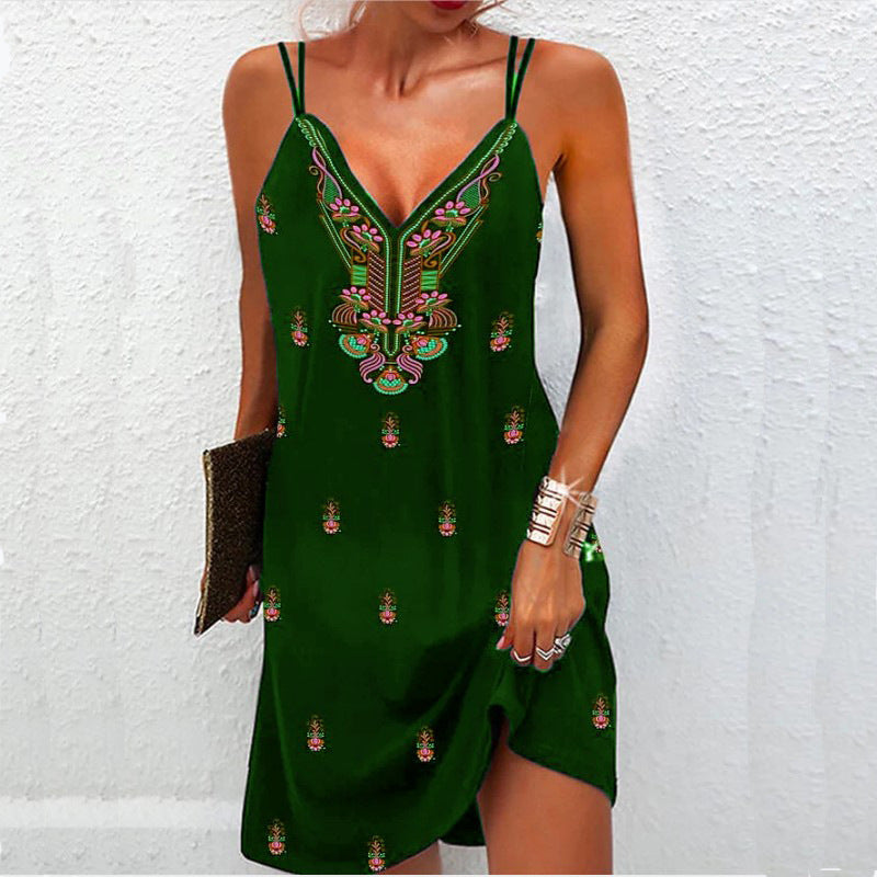 Boho V Neck Dress Elizabeth Ainsley Summer Collection