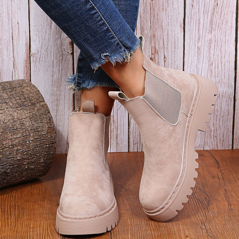 Elizabeth Ainsley Ankle Boots - Chunky Platform Comfort