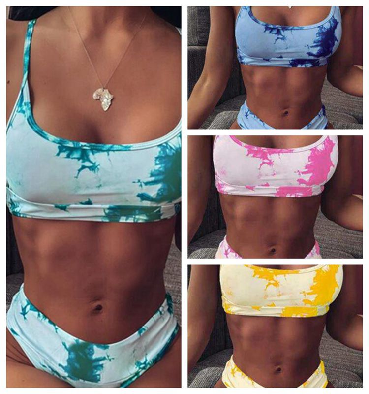 Gradient High Waist Bikini by Elizabeth Ainsley