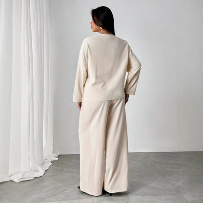 Elegant Apricot Lounge Set Elizabeth Ainsley Womenswear