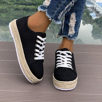 Chic Platform Sneakers Elizabeth Ainsley Women’s Flats