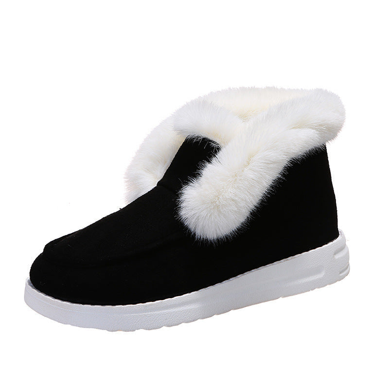Sally | Cozy Winter Fur-Lined Slip-On Boots – Orthopedic Warm Comfort Shoes