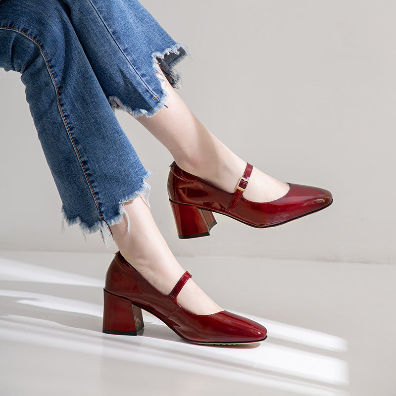 Elegant Patent Leather Heels by Elizabeth Ainsley