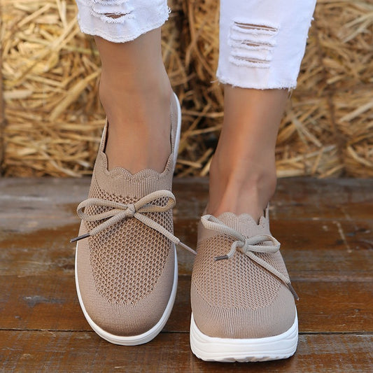 Pinterest-Inspired Elizabeth Ainsley Fly-Knit Sneakers