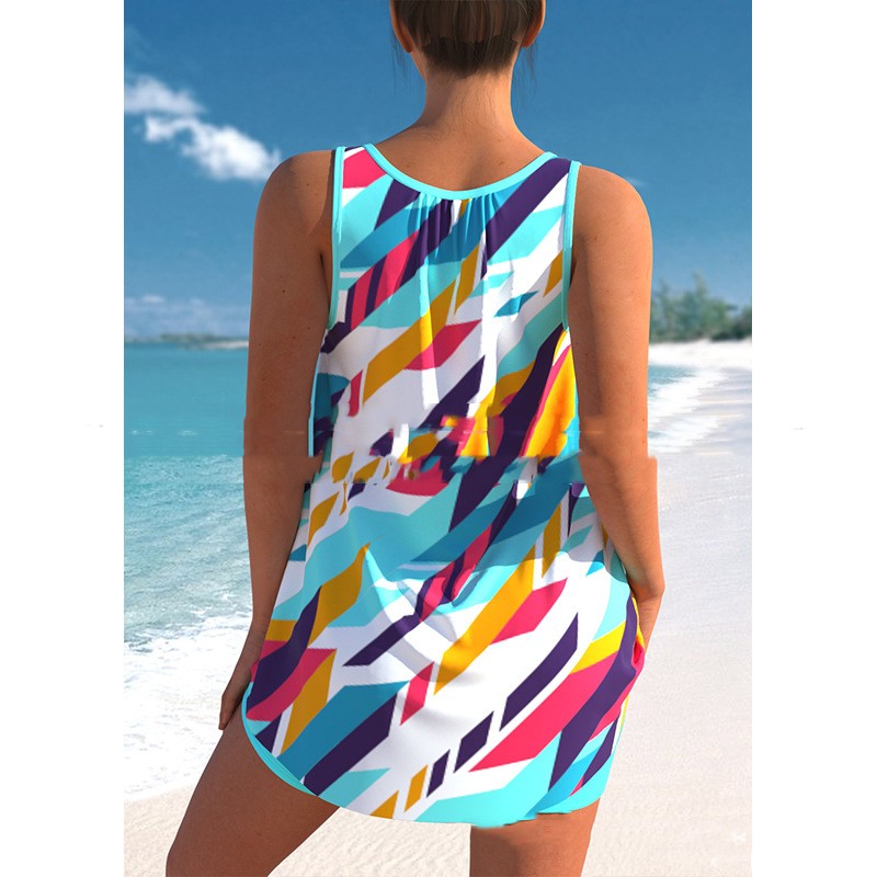 Chic Plus Size Printed Bikini by Elizabeth Ainsley