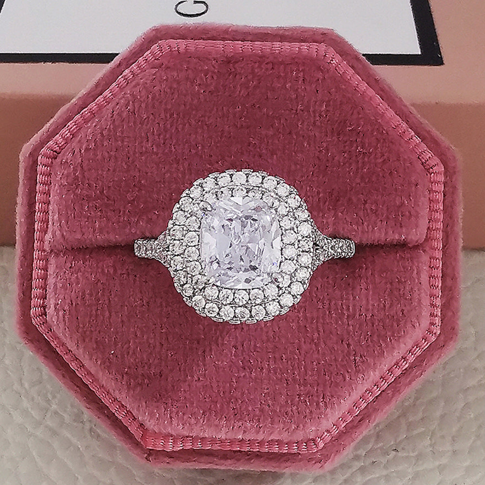 Blush Halo Engagement Ring Collection – Cushion, Pear & Heart Cuts