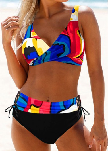 Vibrant High Waist Bikini by Elizabeth Ainsley