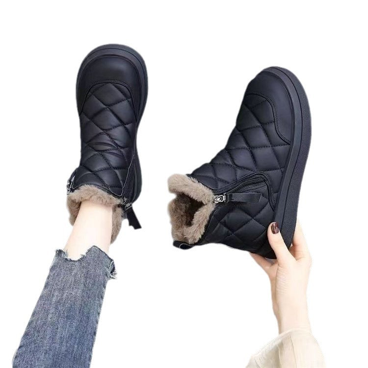Elizabeth Ainsley Snow Boots - Waterproof Fleece Lining