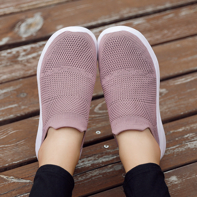 Lightweight Elizabeth Ainsley Mesh Walking Sneakers