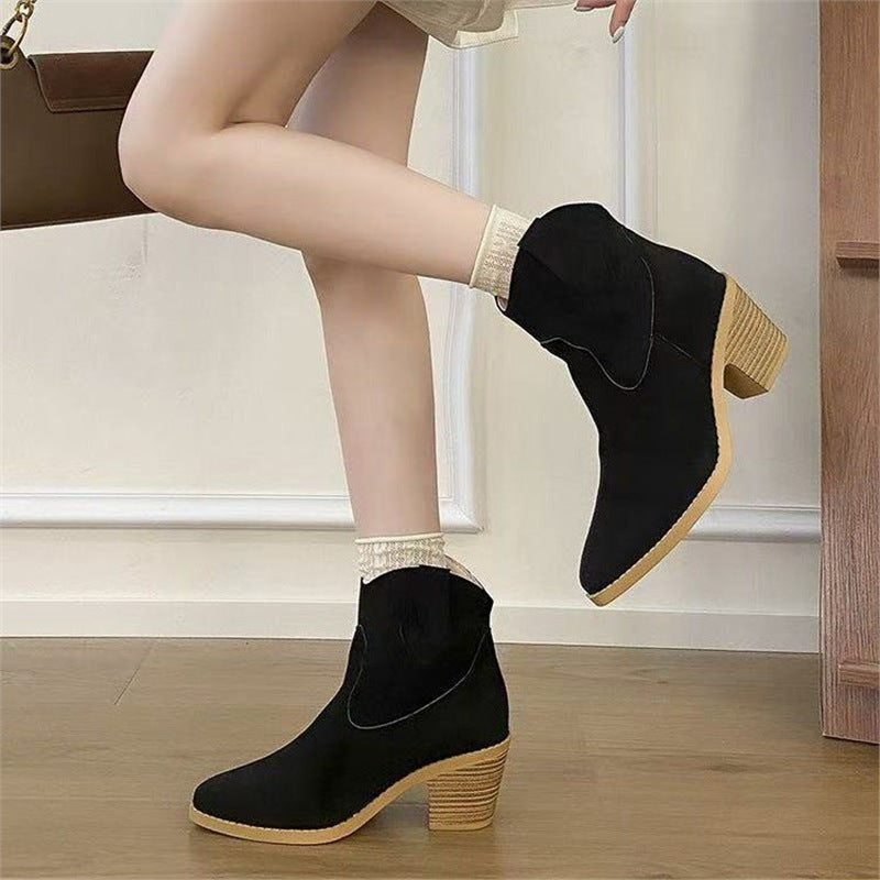 Elizabeth Ainsley Retro Bootie - Sock-Like Cuff Support
