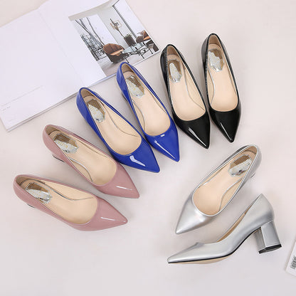 Chic Pointed Chunky Heels by Elizabeth Ainsley