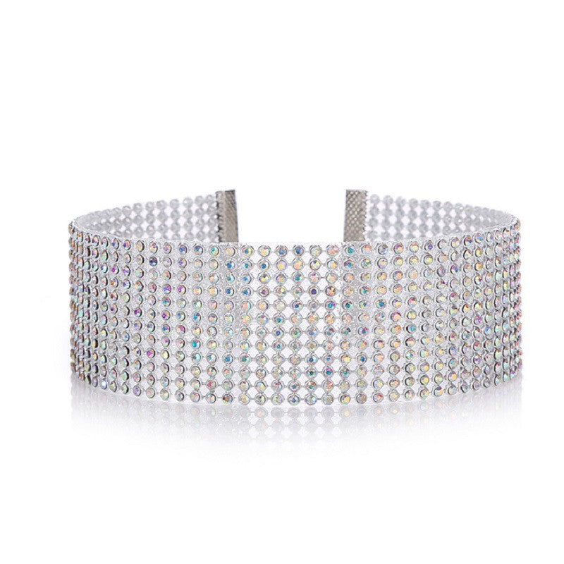 Luxury Rhinestone Choker Neck