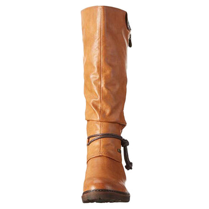 Elizabeth Ainsley High Boots - Plus Size Low Heel Comfort