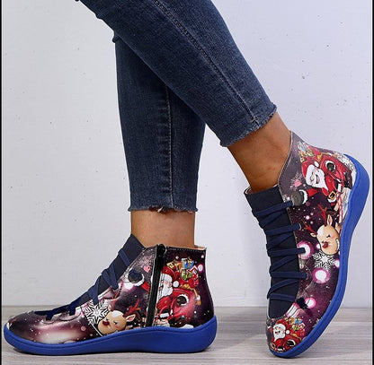 Elizabeth Ainsley Christmas Boots - Short Leather Comfort