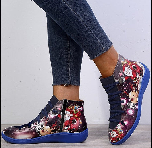 Elizabeth Ainsley Christmas Boots - Short Leather Comfort