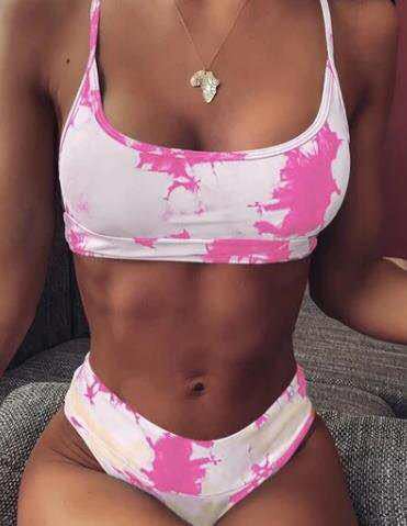 Gradient High Waist Bikini by Elizabeth Ainsley