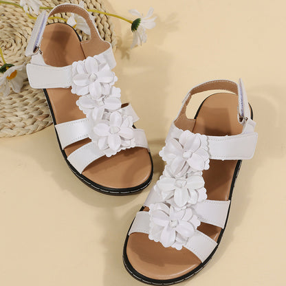 Floral Comfort Elizabeth Ainsley Wedge Sandals