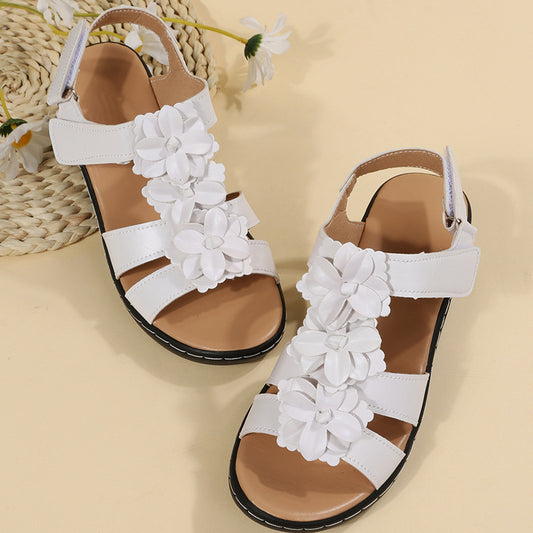 Floral Comfort Elizabeth Ainsley Wedge Sandals