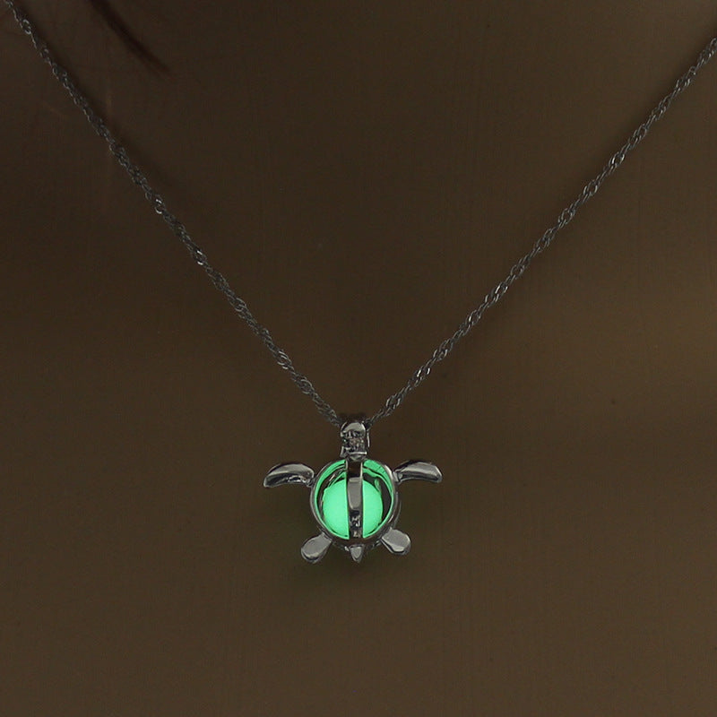 Crescent Moon Glow Pendant