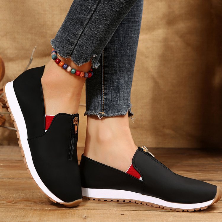 Comfort Zip Loafers by Elizabeth Ainsley