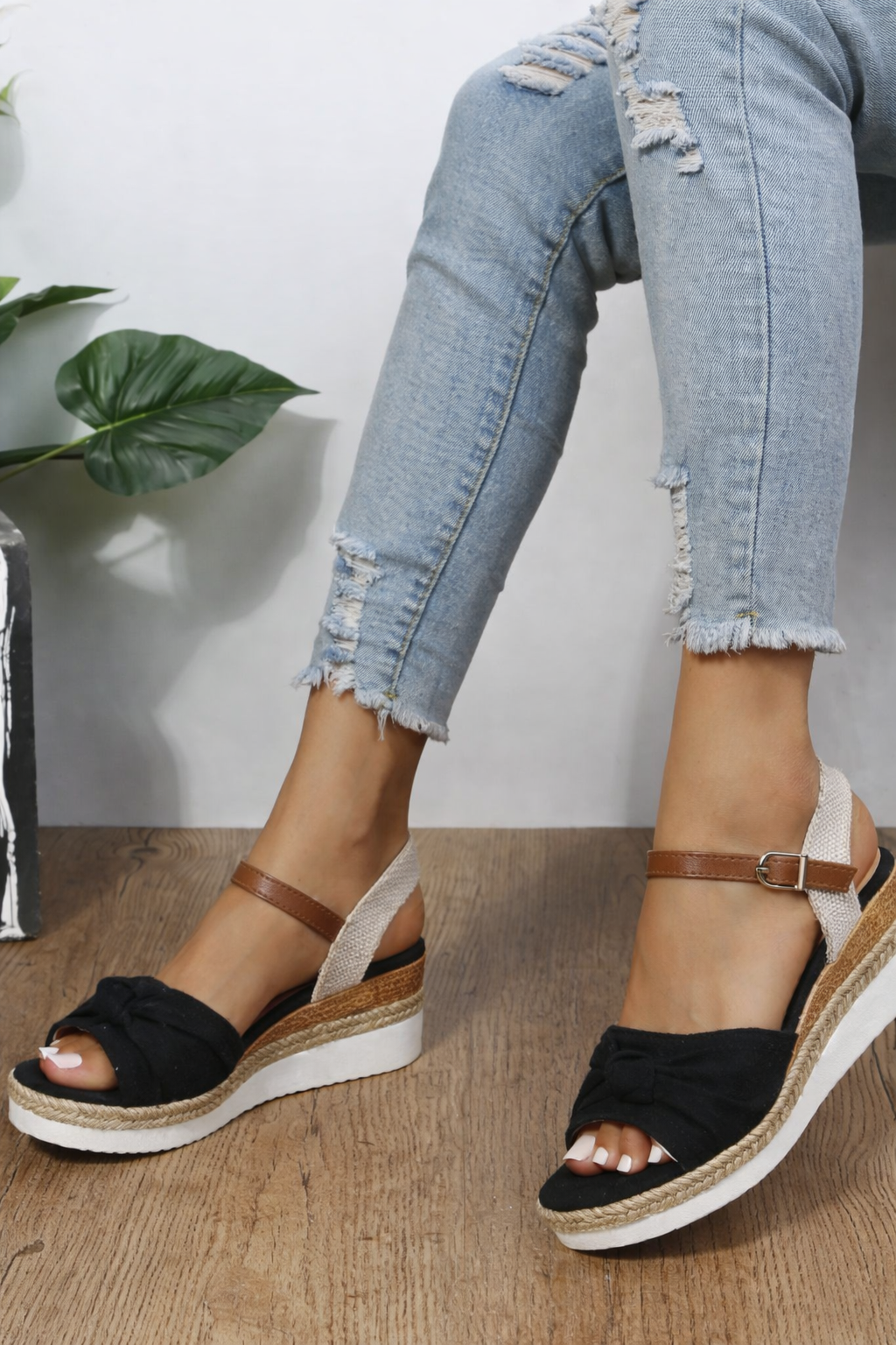 Chic Platform Sandals by Elizabeth Ainsley
