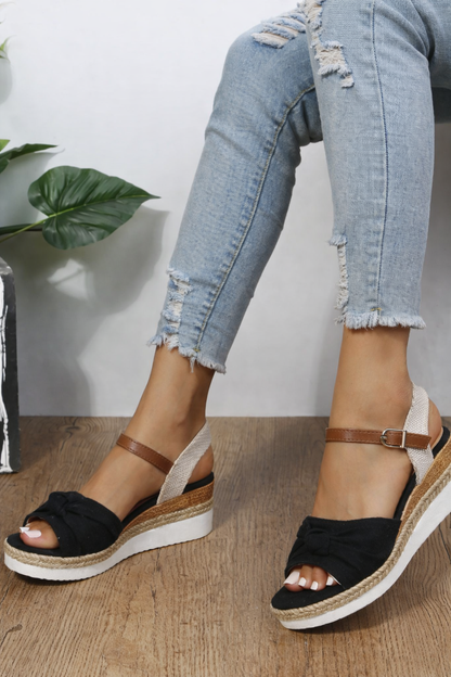 Chic Platform Sandals by Elizabeth Ainsley