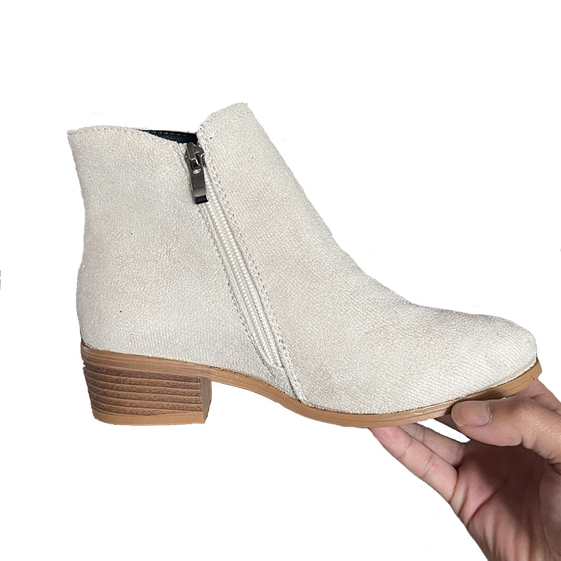 Merla | Everyday Suede Block-Heel Orthopedic Ankle Boots