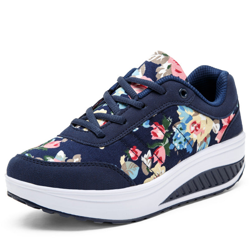 Floral Canvas Elizabeth Ainsley Breathable Sneakers