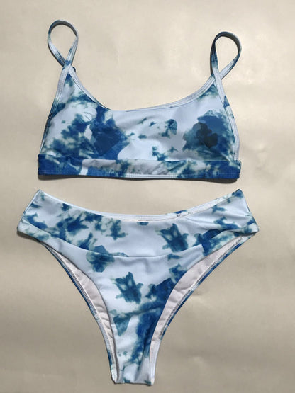 Gradient High Waist Bikini by Elizabeth Ainsley