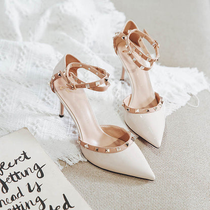 Chic Rivet High Heels by Elizabeth Ainsley