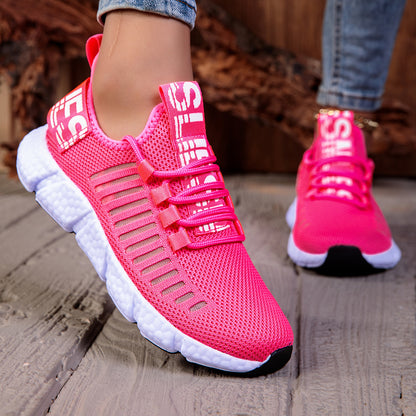 Breathable Mesh Elizabeth Ainsley Casual Running Sneakers