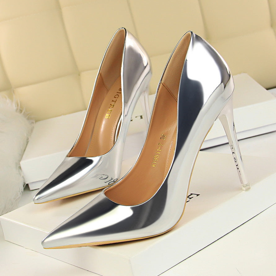 Elegant Black Elizabeth Ainsley Stiletto Heels