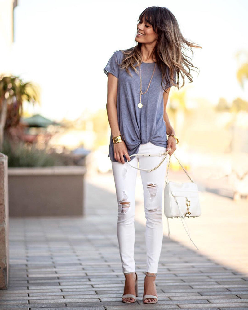 Chic Crossover Elizabeth Ainsley Summer Blouse