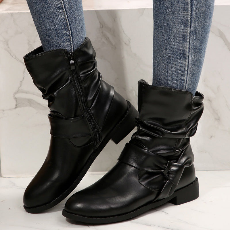 Elizabeth Ainsley Warm Plus Size Fleece-Lined Boots