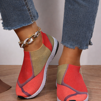 Colorblock Mesh Sneakers by Elizabeth Ainsley
