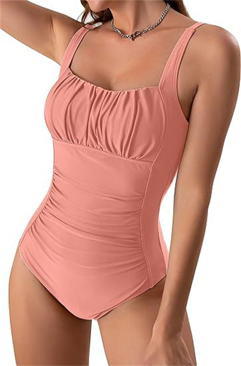 Chic Square Neck One-Piece by Elizabeth Ainsley