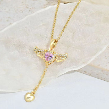 Heart Lariat Necklace
